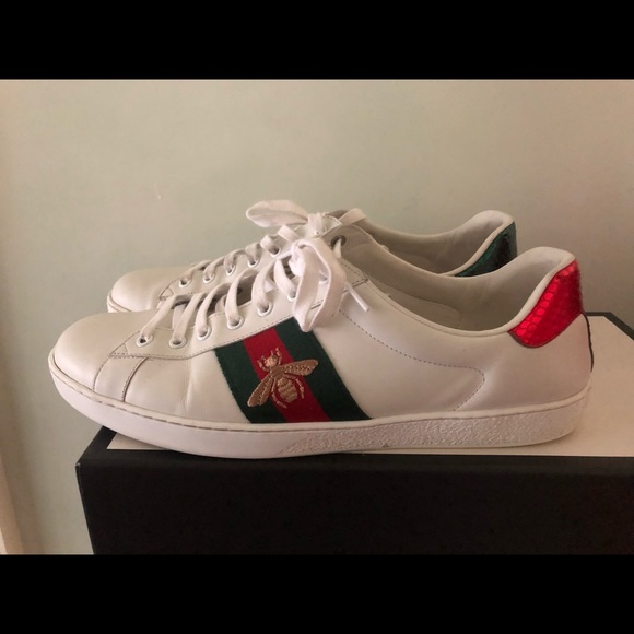 classic white gucci sneakers